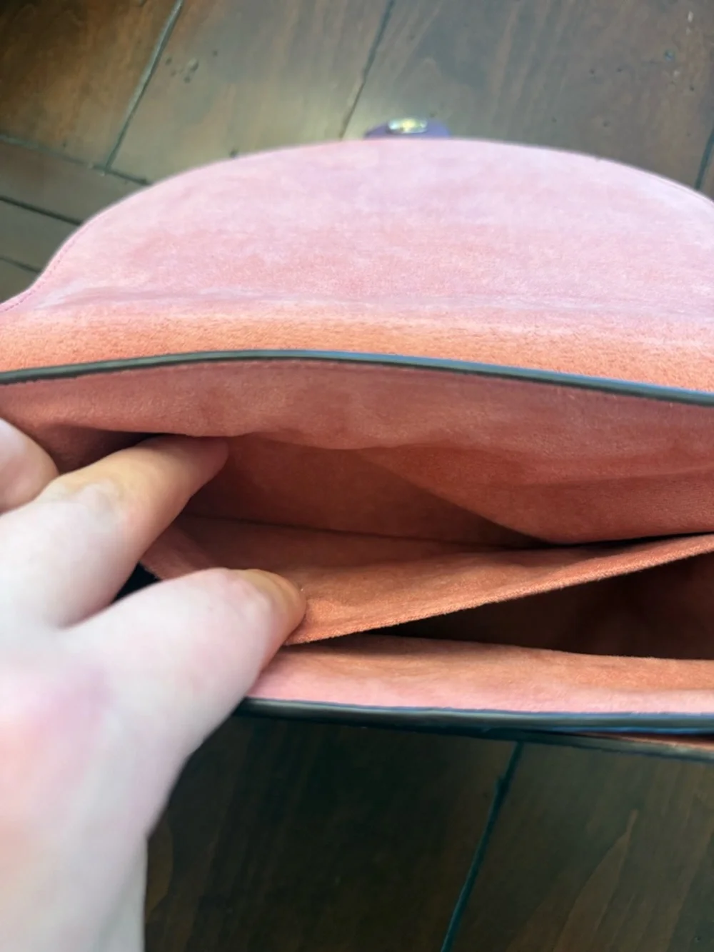 Coach Colorblock Pebbled Leather Shoulder Bag USED - Picture 12 of 14
